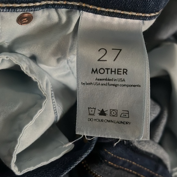 MOTHER Insider Crop Step Fray Not Rough Enough Jeans - Picture 6 of 8